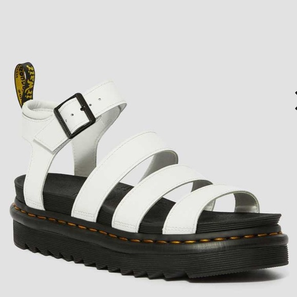 Dr. Martens Shoes - New Dr. Martens BLAIRE HYDRO LEATHER STRAP SANDALS size 9 white ⭐️⭐️⭐️⭐️